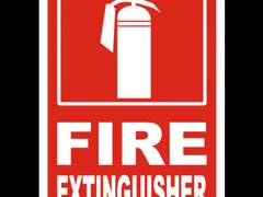 Fire Extinguisher signs sign